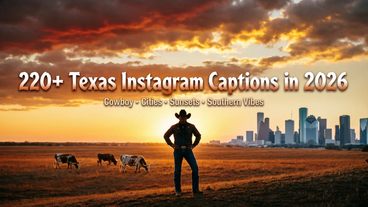 Texas Instagram captions