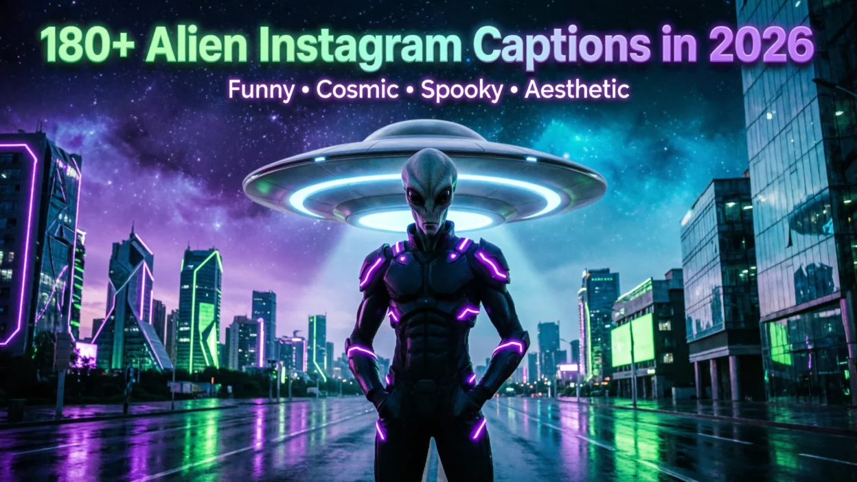 alien captions Instagram