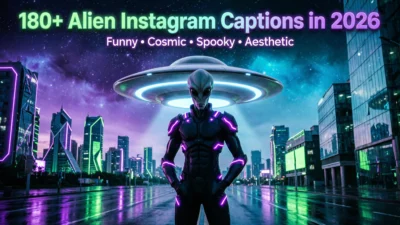 alien captions Instagram