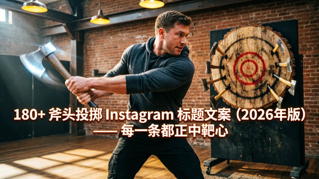 axe throwing Instagram captions