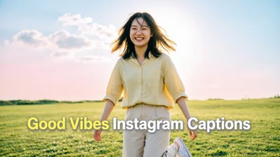 good vibes Instagram captions