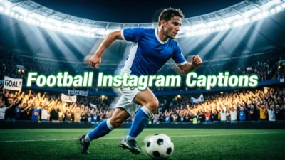football instagram captions