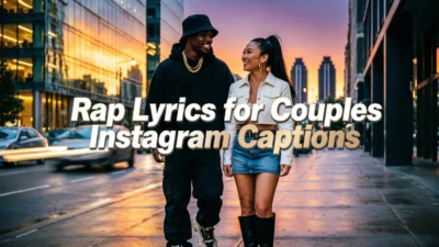 rap lyrics for Instagram captions couples