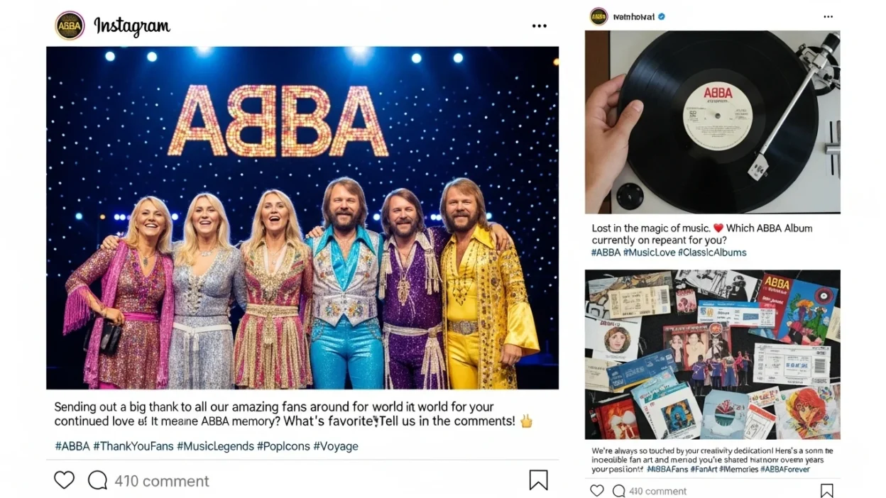 ABBA Captions Instagram