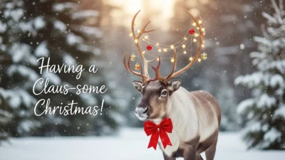 Christmas Reindeer Captions Instagram