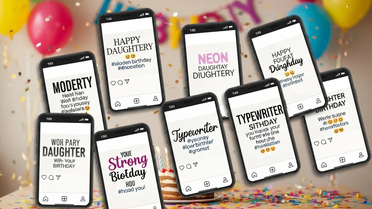 Daughter Birthday Captions Instagram