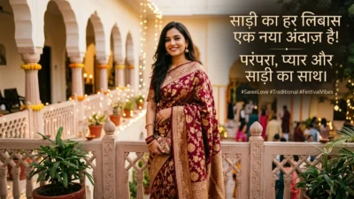 Saree Hindi Captions Instagram
